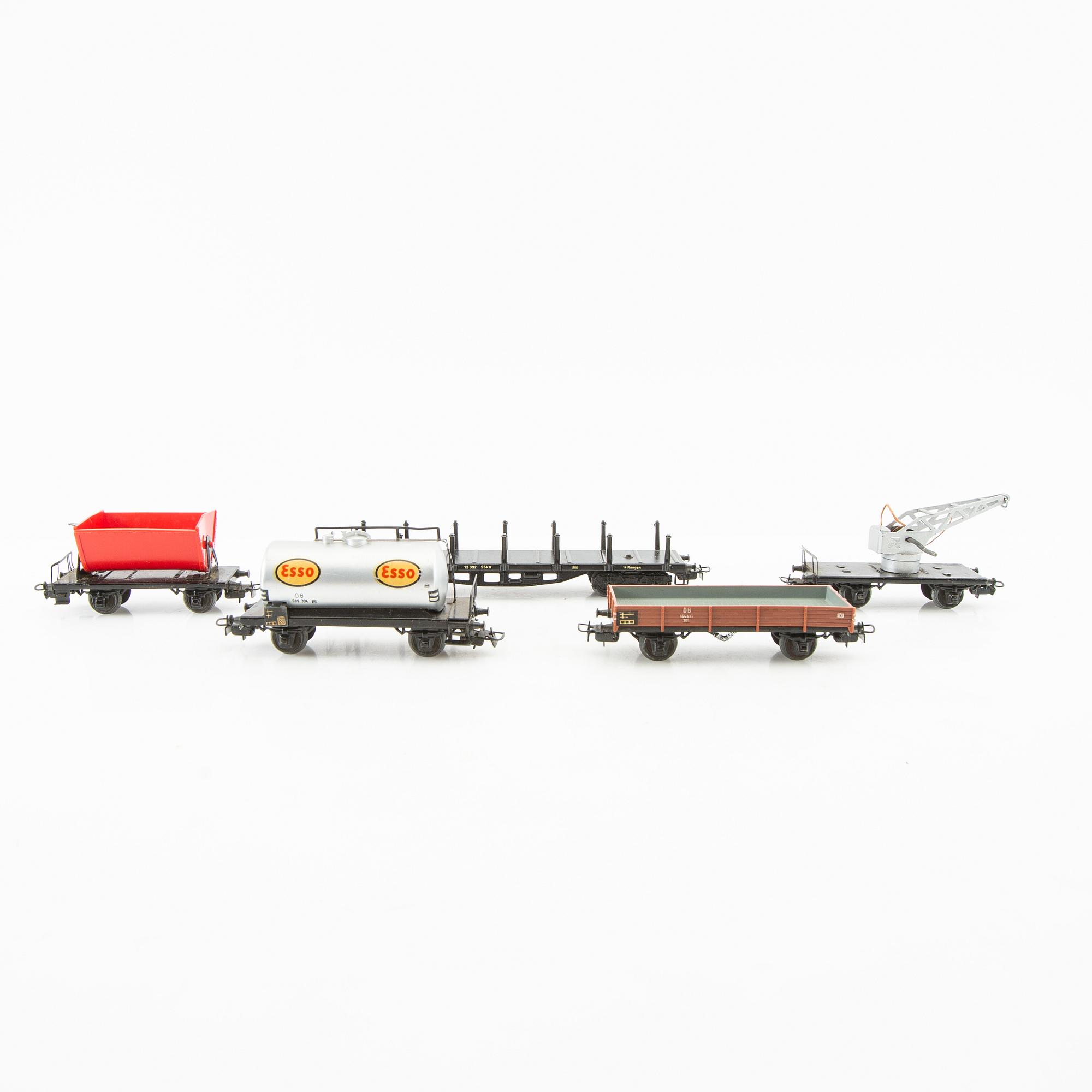 Märklin, train set, including two locomotives, E44039 and 89028.