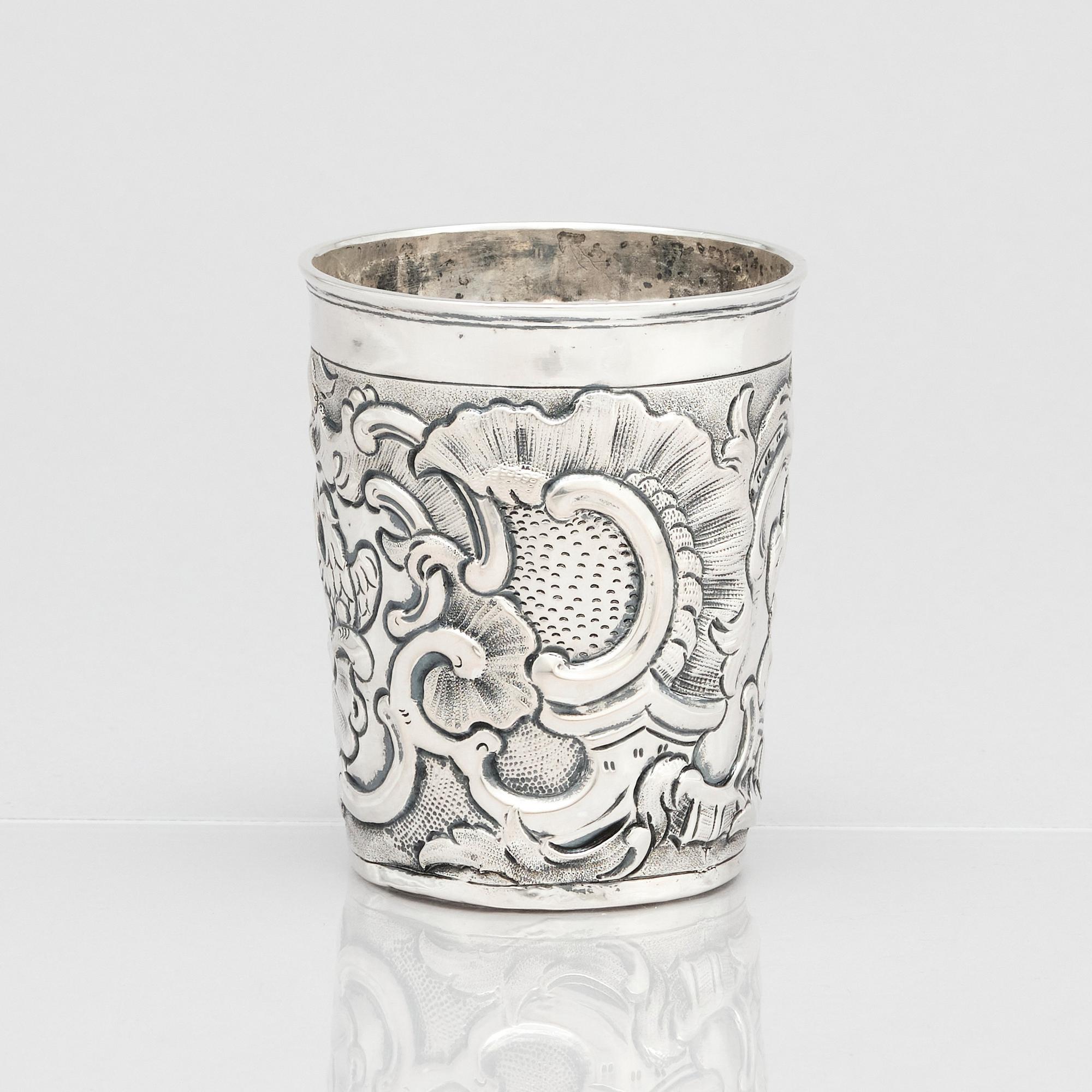 A Russian silver beaker, mark of Feodor Petrov, Moscow 1766.