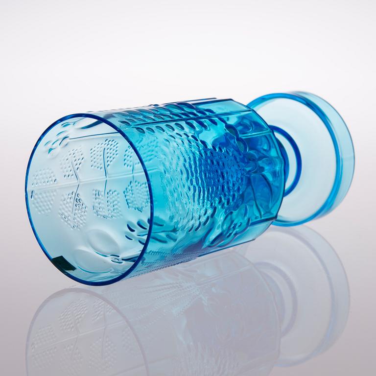 OIVA TOIKKA,"Flora" glass bowl, Nuutajärvi. The latter half of 20th Century.