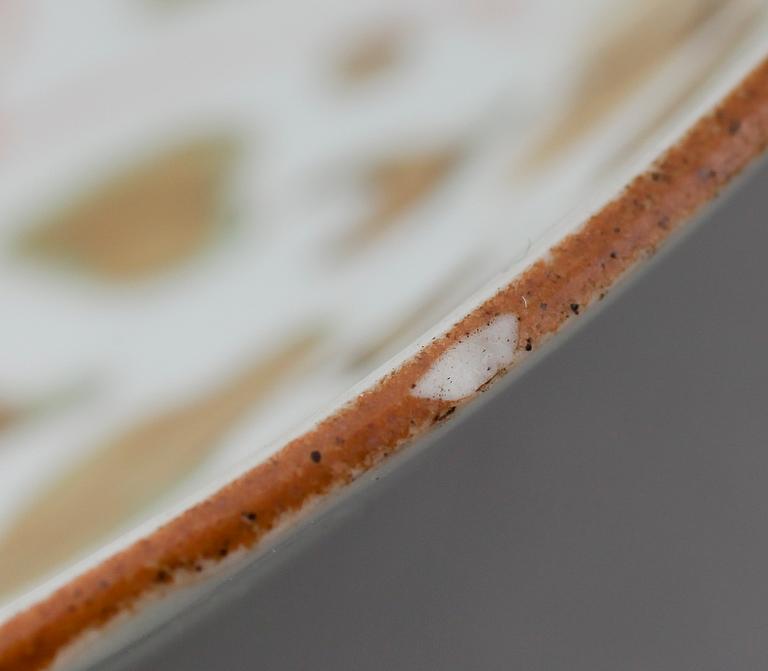 SKÅLFAT, 2 st, porslin, Kina, 1800-tal.