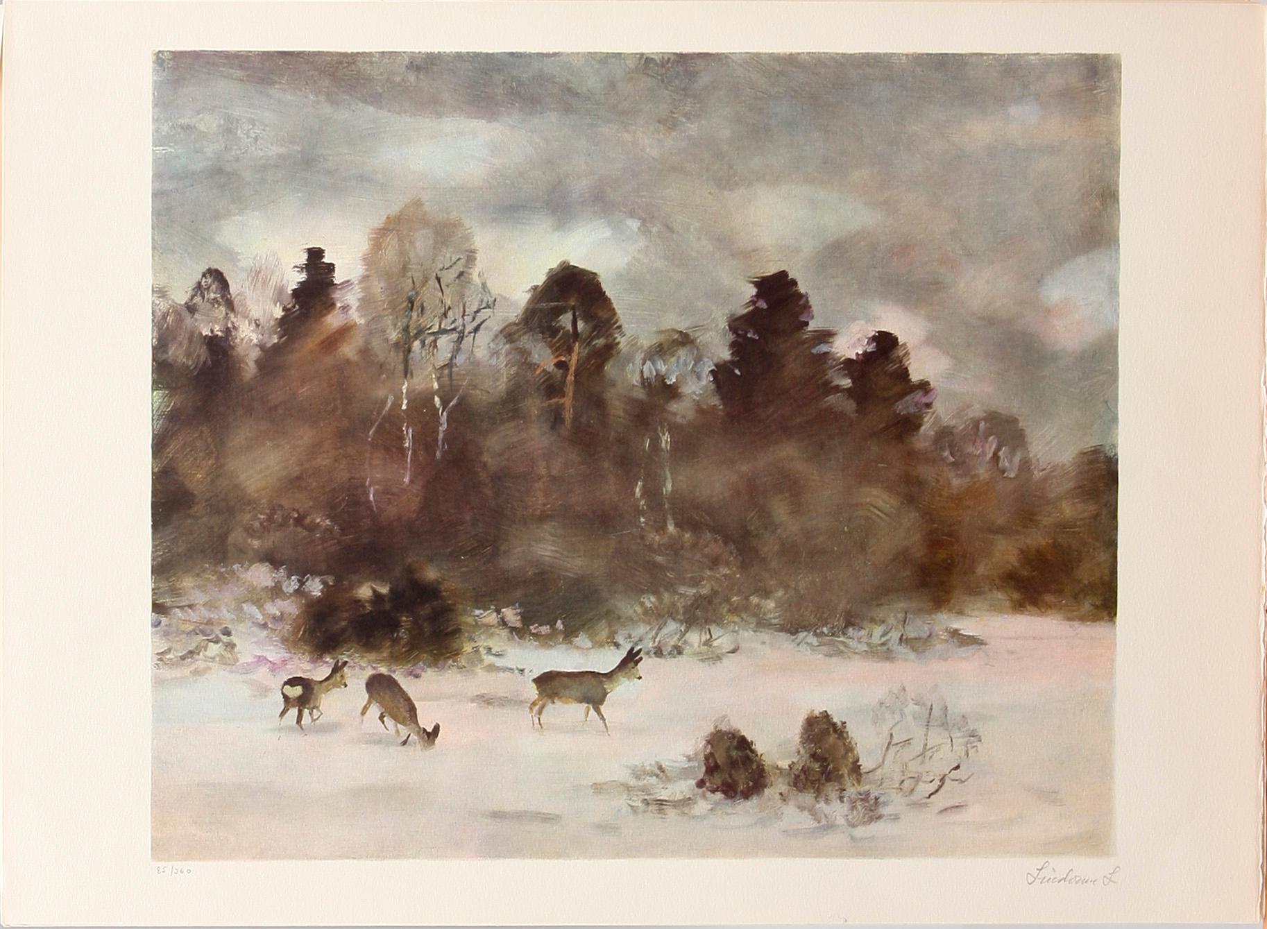 LINDORM LILJEFORS, mapp med 5 färglitografier, sign o numr.