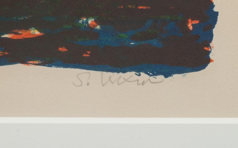 SVEN X:ET ERIXSON, färglitografi, signerad och numrerad 9/360.