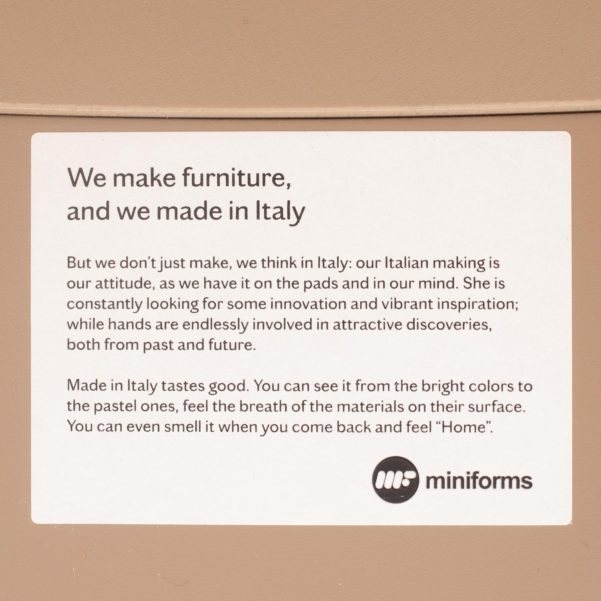 Matbord, "Monoplauto", Miniforms, Italien, samtida.