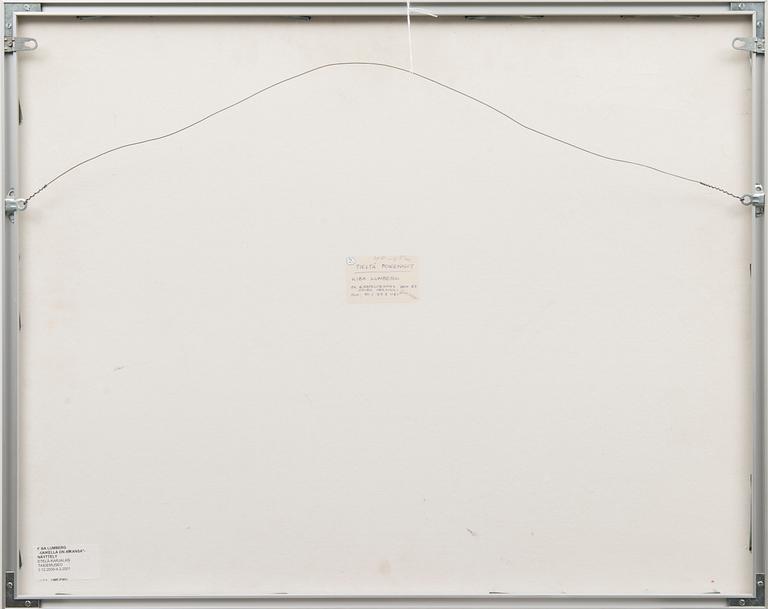 KIBA LUMBERG, mixed media, signed and dated -93.