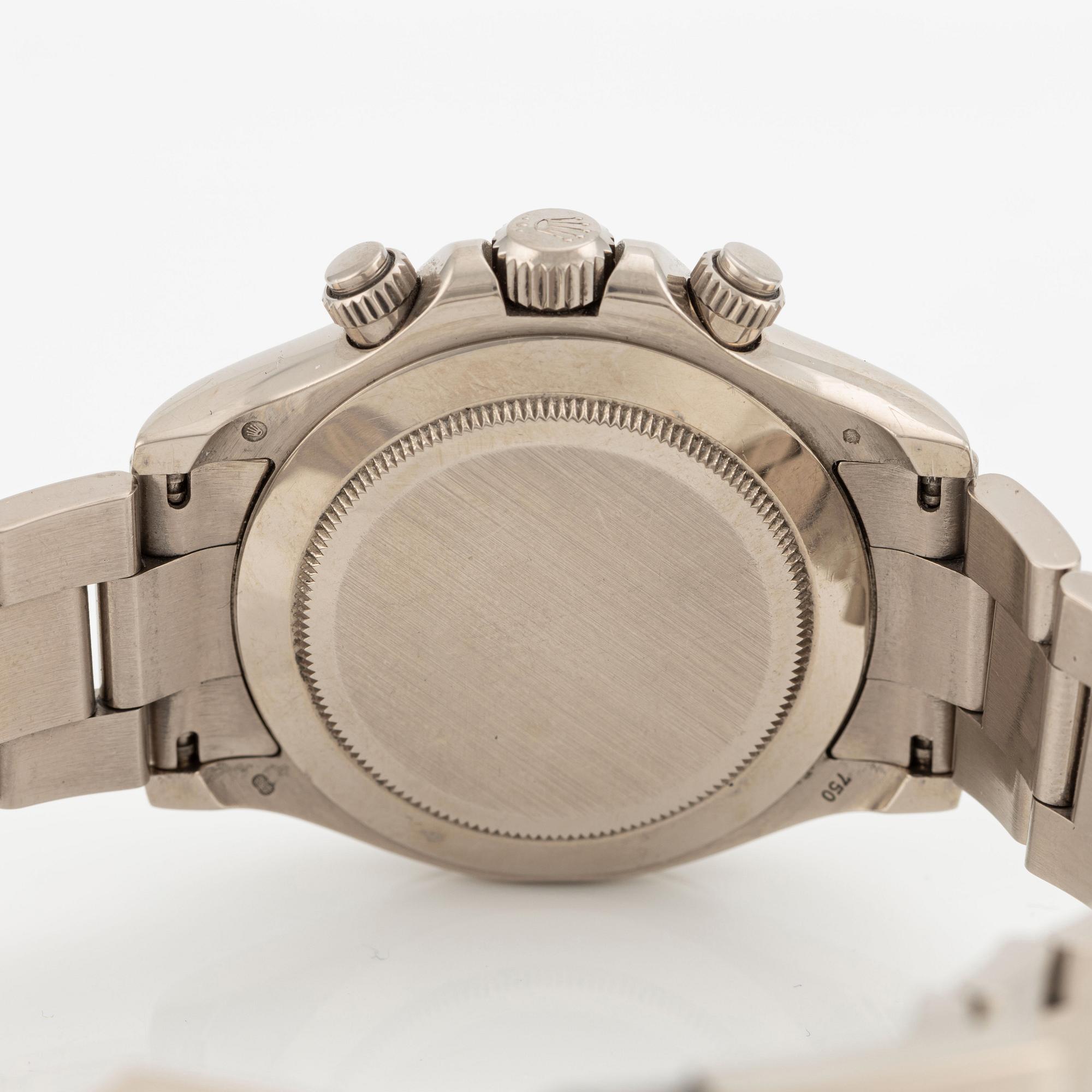Rolex, Cosmograph, Daytona, "White Arabic Panda Dial", chronograph, ca 2007.