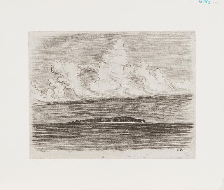 Hugo Simberg, "Moln över Mensi".