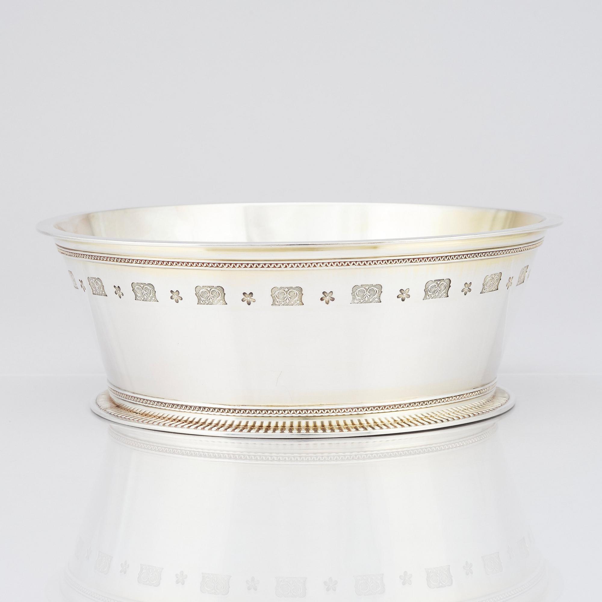 Wiwen Nilsson, a sterling silver bowl, Lund Sweden 1944.