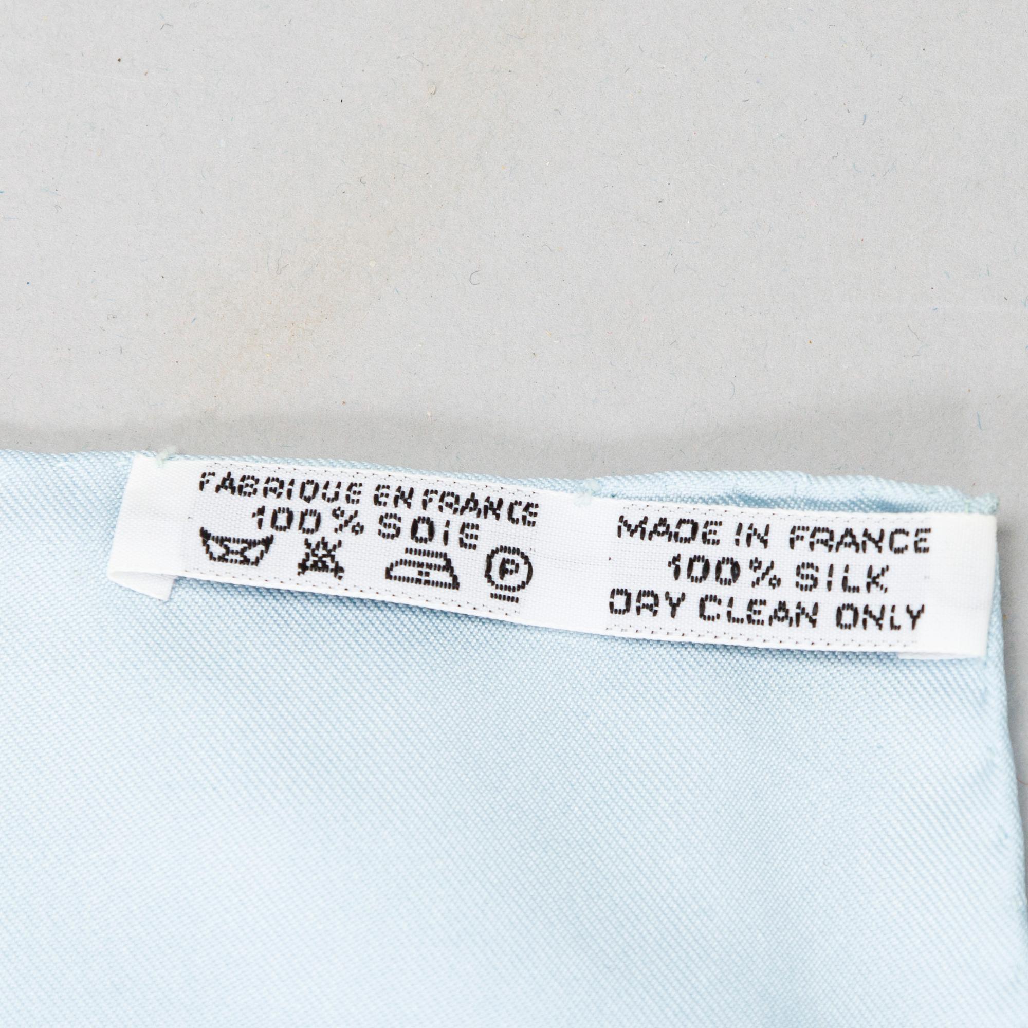 Hermès, "Brides de gala" scarf.