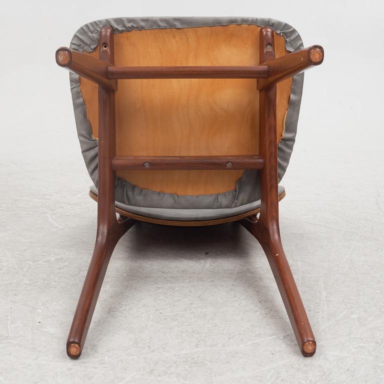 Arne Hovmand-Olsen,  a set of six model 75 chairs, Mogens Kold Møbelfabrik, Denmark 1960s.