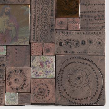 Rut Bryk, relief, signed a tergo.