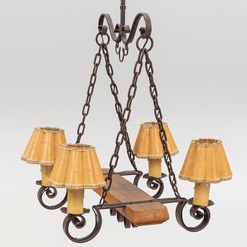 A ceiling lamp, 1920's-30's.