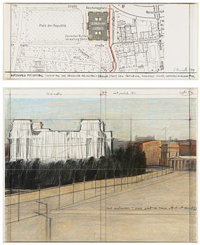 452. Christo & Jeanne-Claude, "Wrapped Reichstag (Project For Der Deutsche Reichstag - Berlin)".