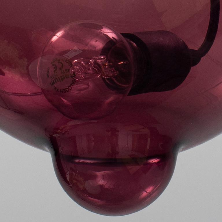 A 'Meltdown' ceiling light by Johan Lindstén for Cappellini, designed 2013.