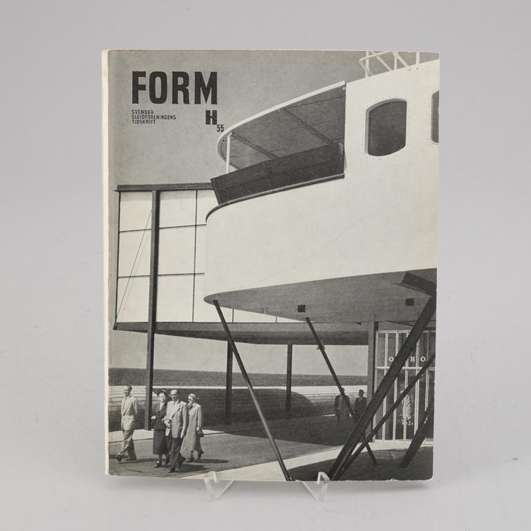 121 parts of swedish magazine 'FORM', 1944-61.