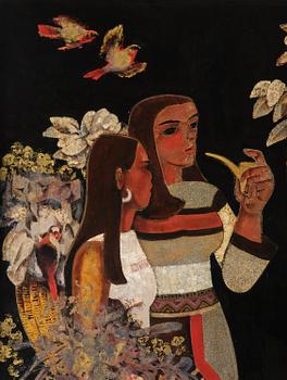 Do Xuan Doan, "Spring festival in the Highlands"/" Festival du printemps dans le Highlands".