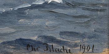 CHRISTIAN BLACHE, olja på duk, signerad och daterad 1901.