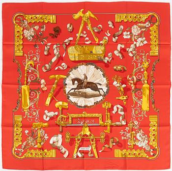 Hermès, scarf, "Copeaux".