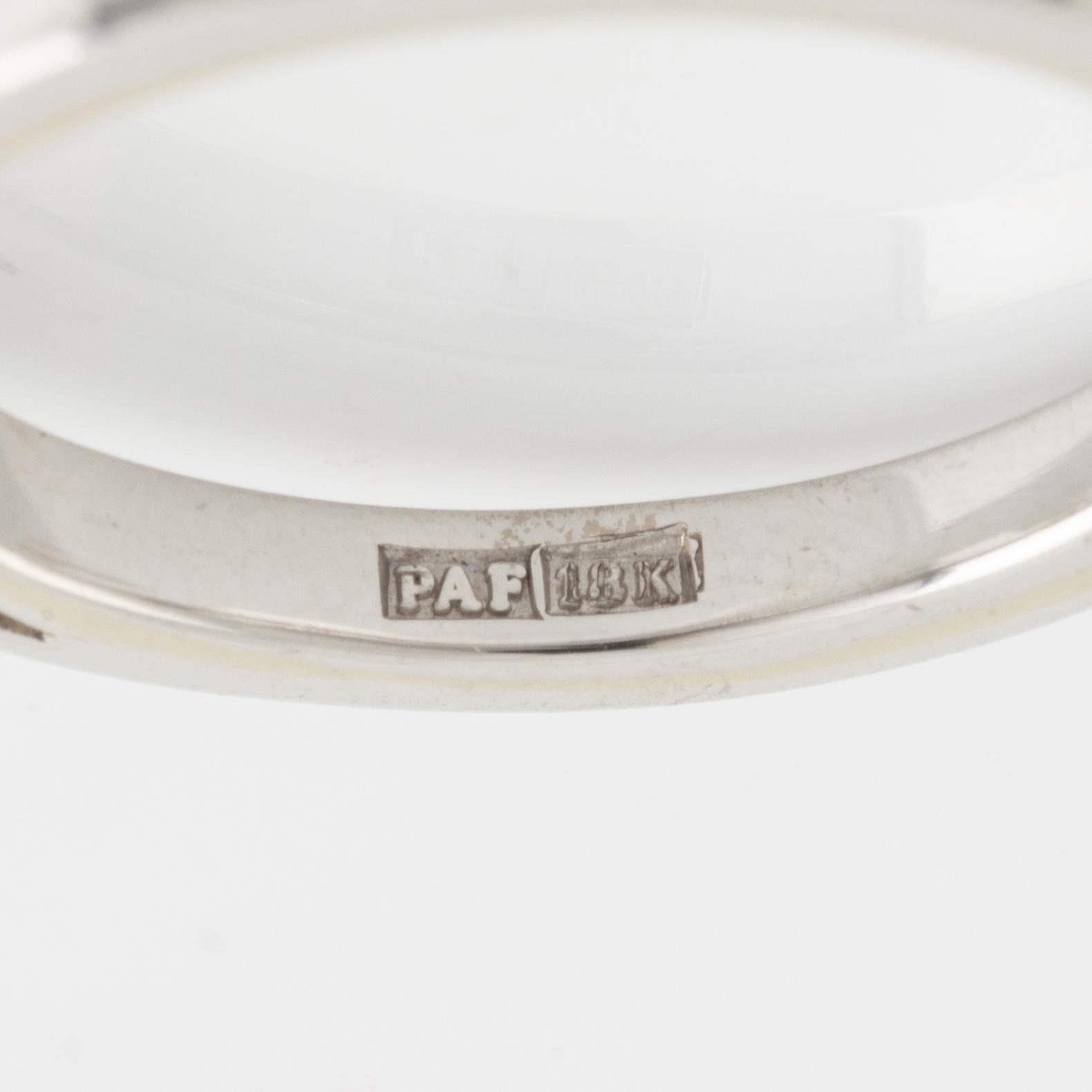 A Patrik af Forselles brilliant cut diamond solitaire ring, ca 0.60 ct.
