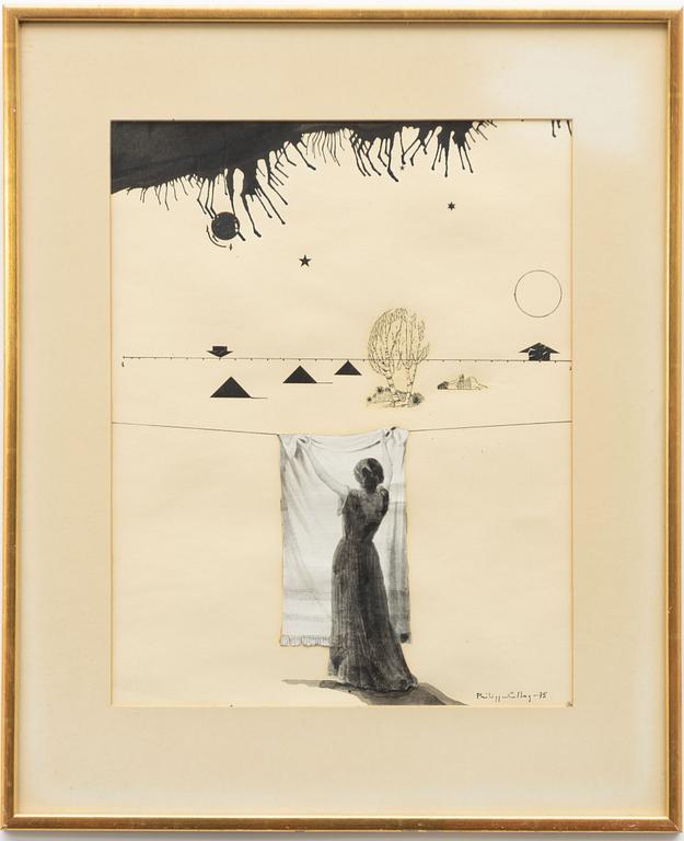 Philippe Collage, "L*Horizon menacé".