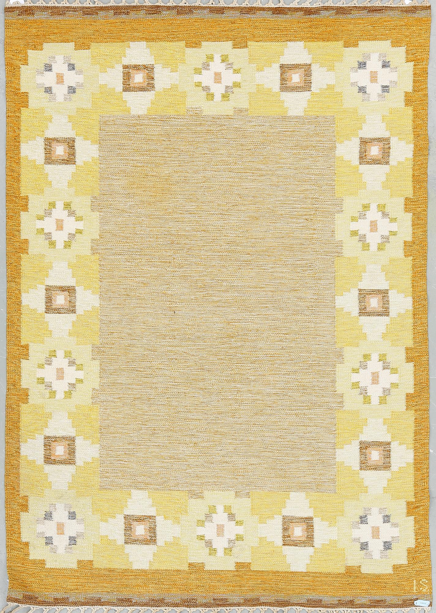 MATTA, rölakan. Signerad IS (Ingegerd Silow). Ca 200x140 cm.