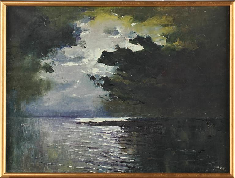 AXEL LIND, olja på duk, signerad.