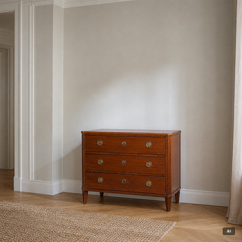 A Gustavian chest of drawers, end of the 18th century,