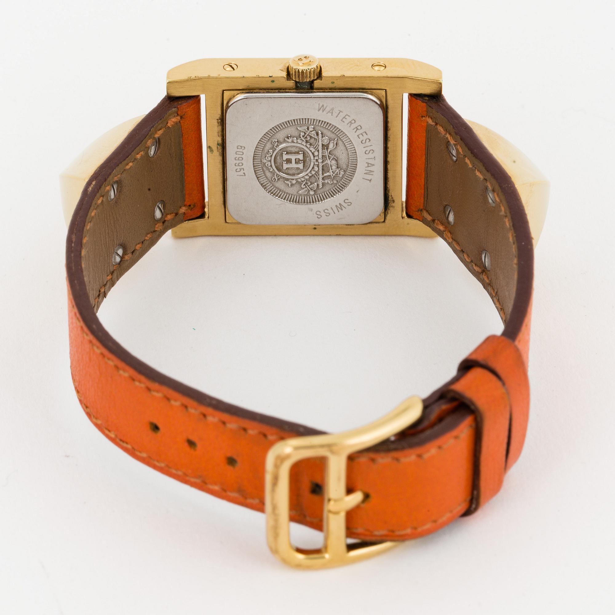 HERMÈS, "Medor", wristwatch, 23 x 32 mm.