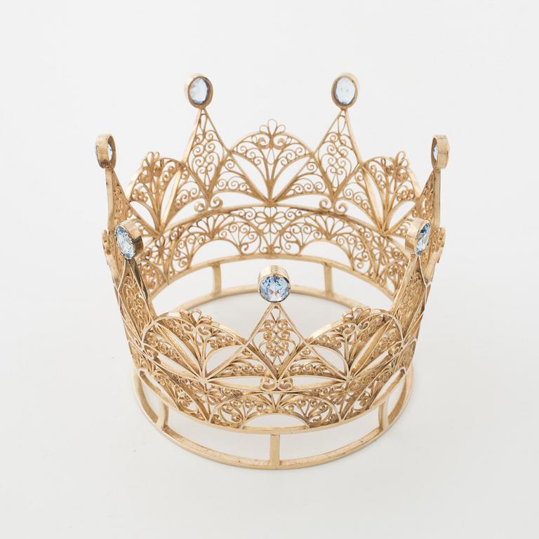 A bridal crown by Olav Kristensen, Göteborg, 1939.