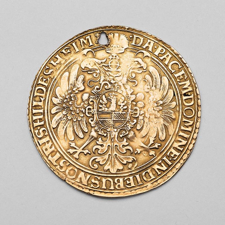 10 dukaten, gold, Hildesheim ca 1618.
