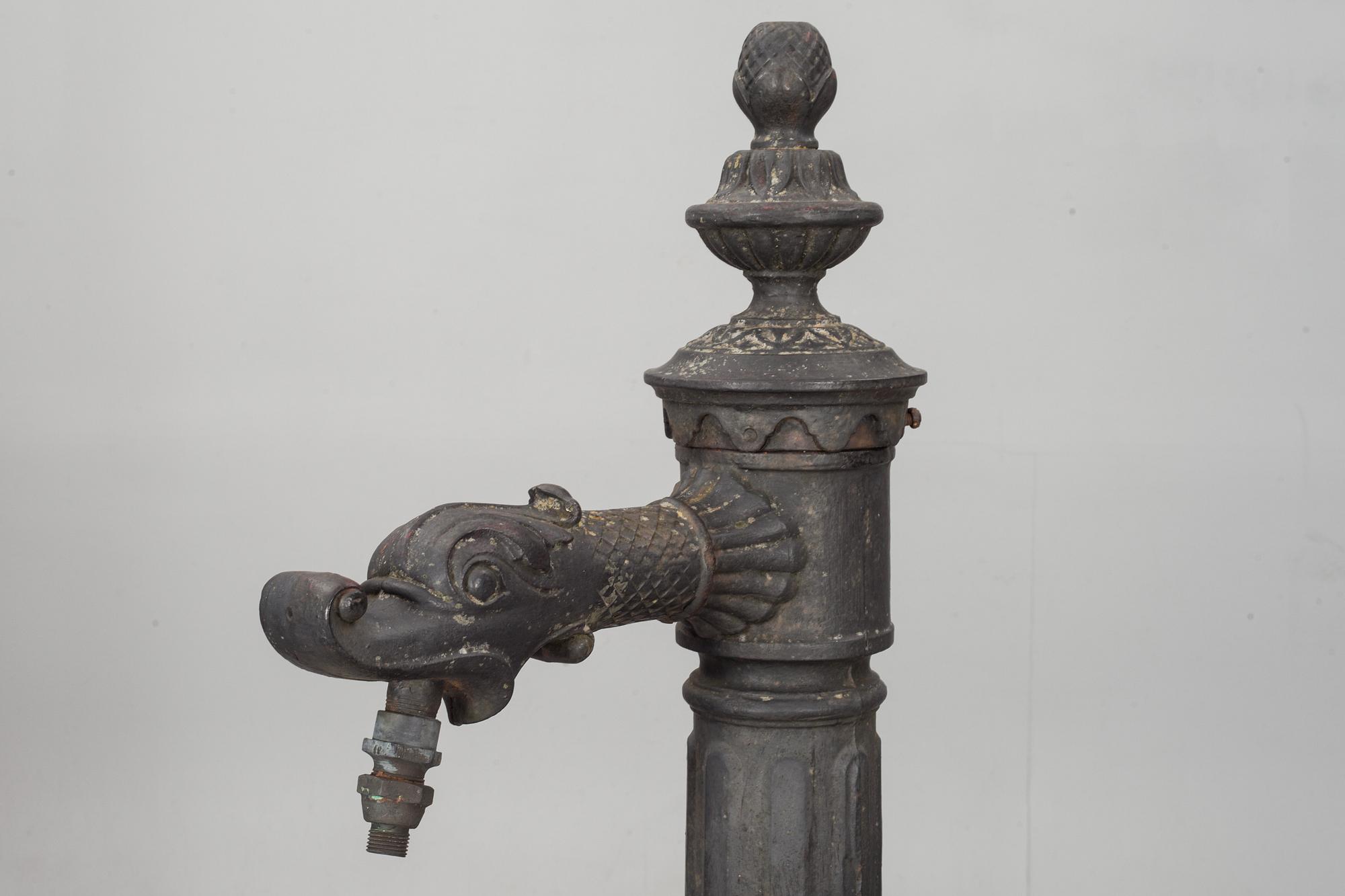 PUMP, gjutjärn, 1800-/1900-tal.