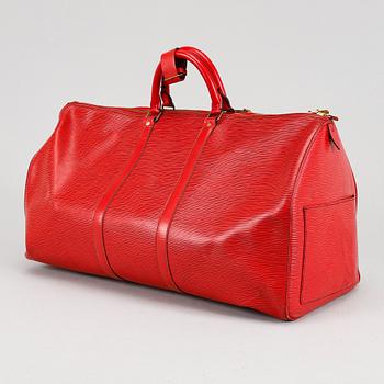 Louis Vuitton, weekendbag, "Keepall 55 Epi".
