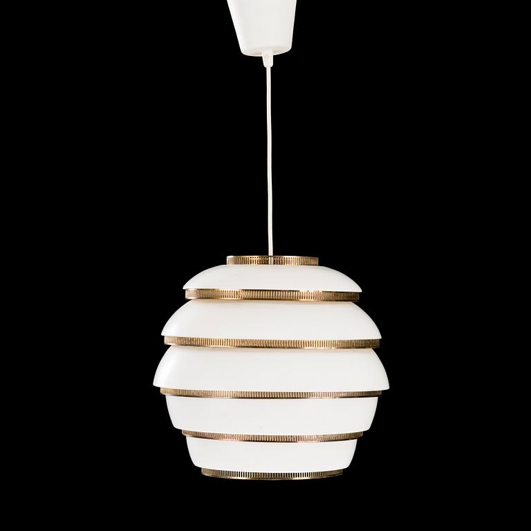 A 'Beehive A331' pendant light for Valaistustyö, Finland. Designed in 1953.