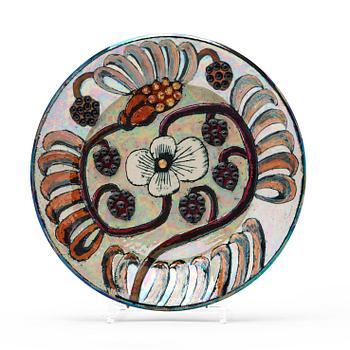 243. Birger Kaipiainen, A stoneware dish, Arabia, Finland.