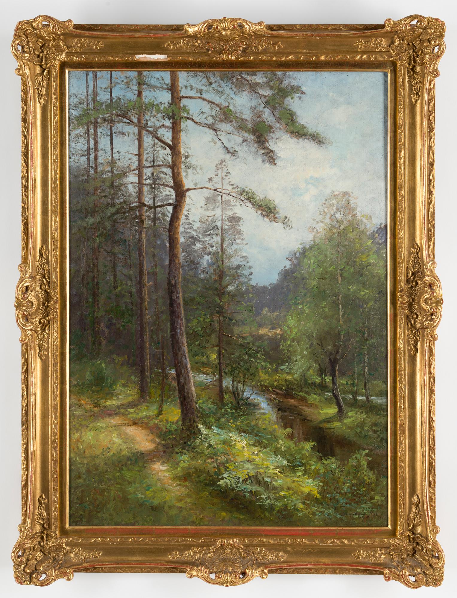 SEVERIN NILSON, oil on canvas, signed.