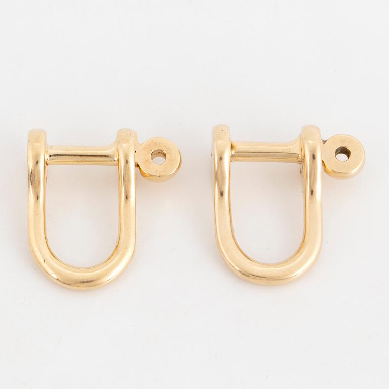 OLE LYNGGAARD, 14k gold cufflinks.