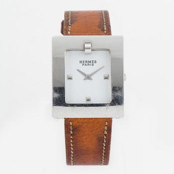HERMÈS, Belt, wristwatch, 26 x 29 mm.