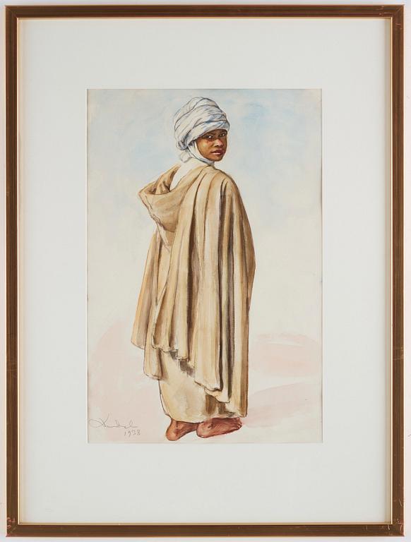 Nils von Dardel, Man med turban.