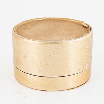 Piero Fornasetti, glasunderlägg, 8 st, "Adamo ed Eva",flintgods, Milano, Italien, 1965.