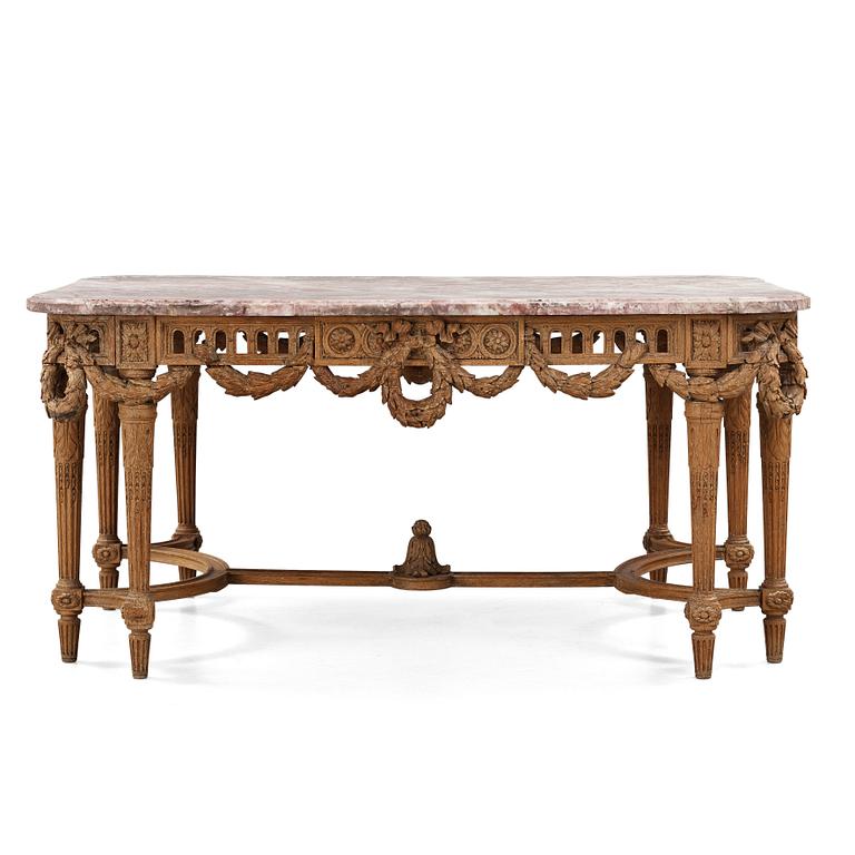 A Louis XVI free-standing table, 18th/19th century.