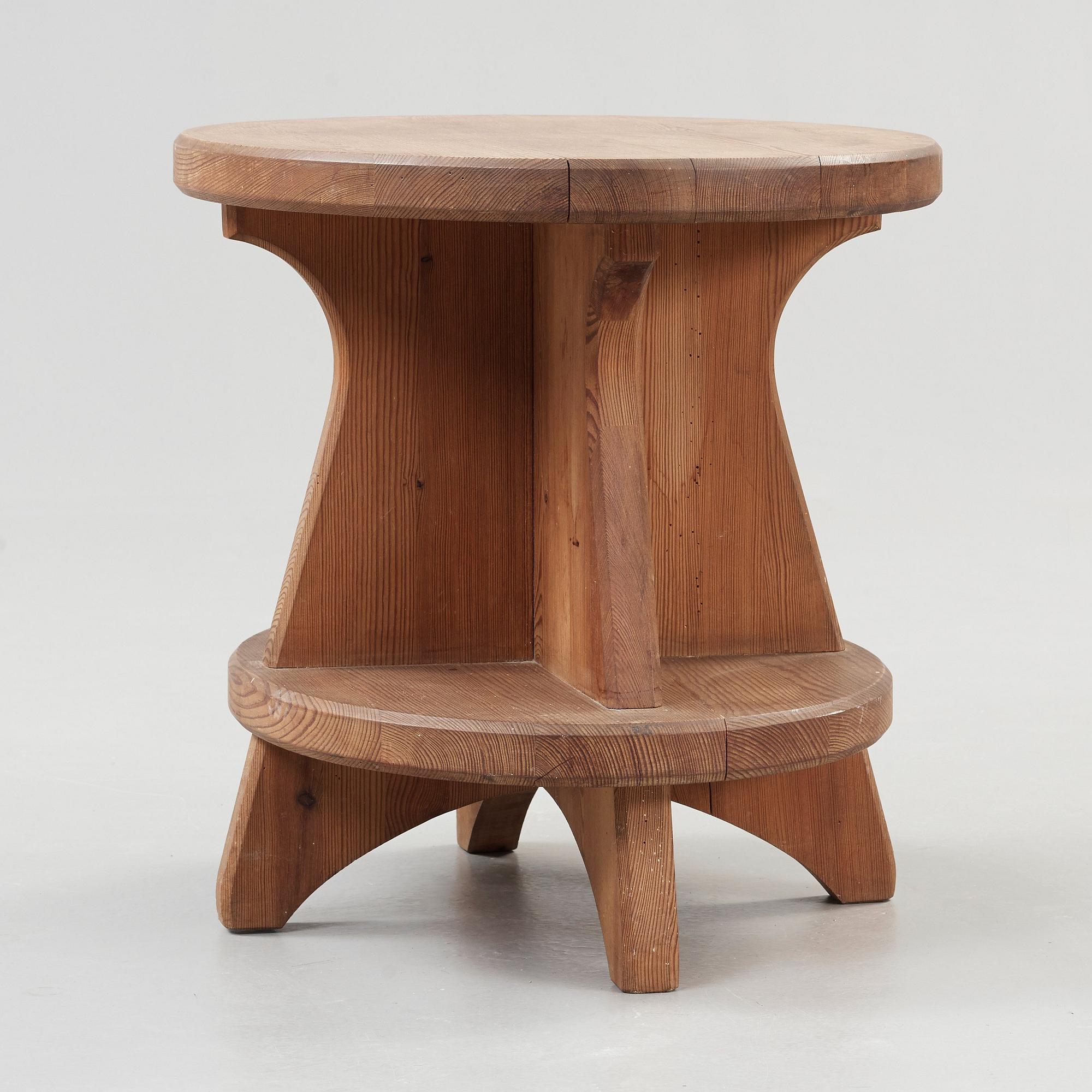 A David Rosén stained pine table for Nordiska Kompaniet, Sweden 1938.