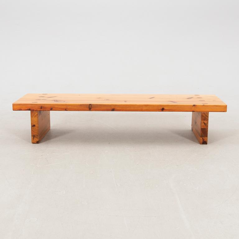 Bench attributed to Sven Larsson, 1970s.