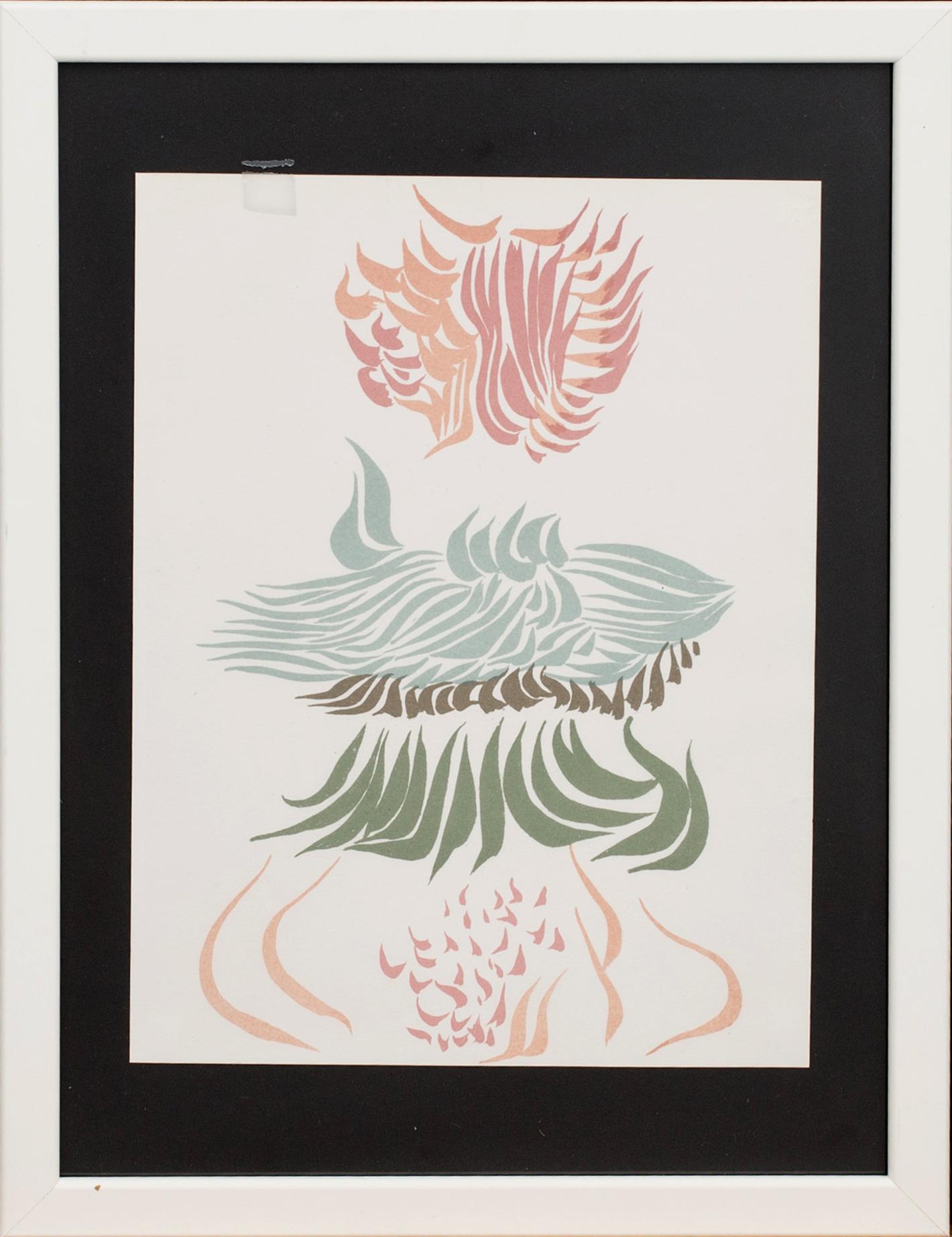 JACQUES HÉROLD, colour lithographe, unsigned, from XX:e siècle nr 43, 1974, printed by Mourlot.