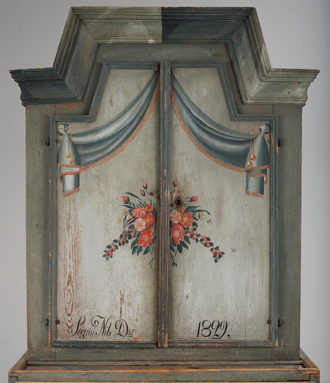 A Swedish cupboard dated 1829.