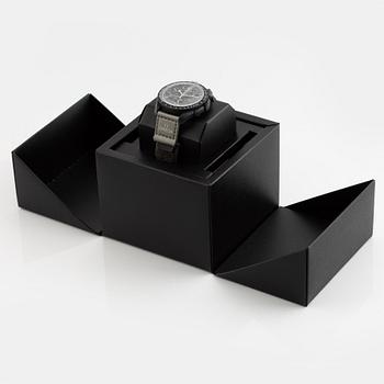 Swatch/Omega, MoonSwatch, Mission to Mercury, chronograph, wristwatch, 42 mm.