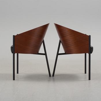 PHILIPPE STARCK, 4 chairs, '"Costes" Tango' Driade-Aleph.