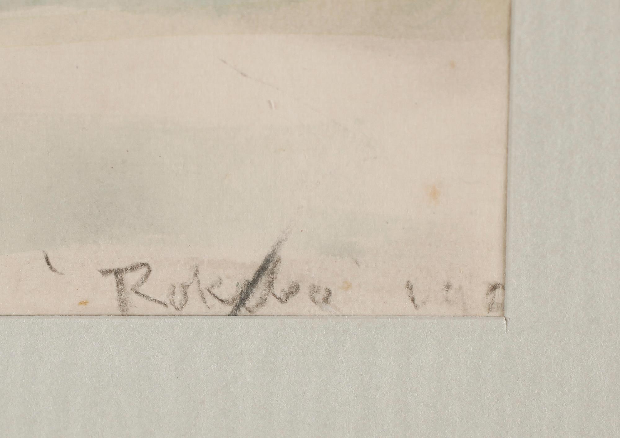 ERNEST BOROUGH-JOHNSON,  blandteknik, ej signerad.
