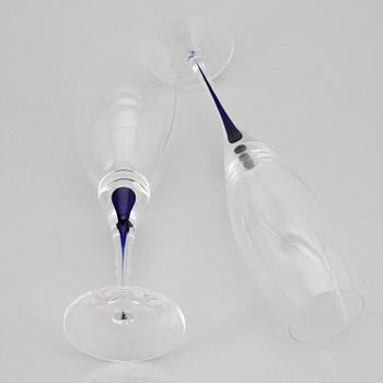 ERIKA LAGERBIELKE, glasservis, 54 delar, "Intermezzo", Orrefors.