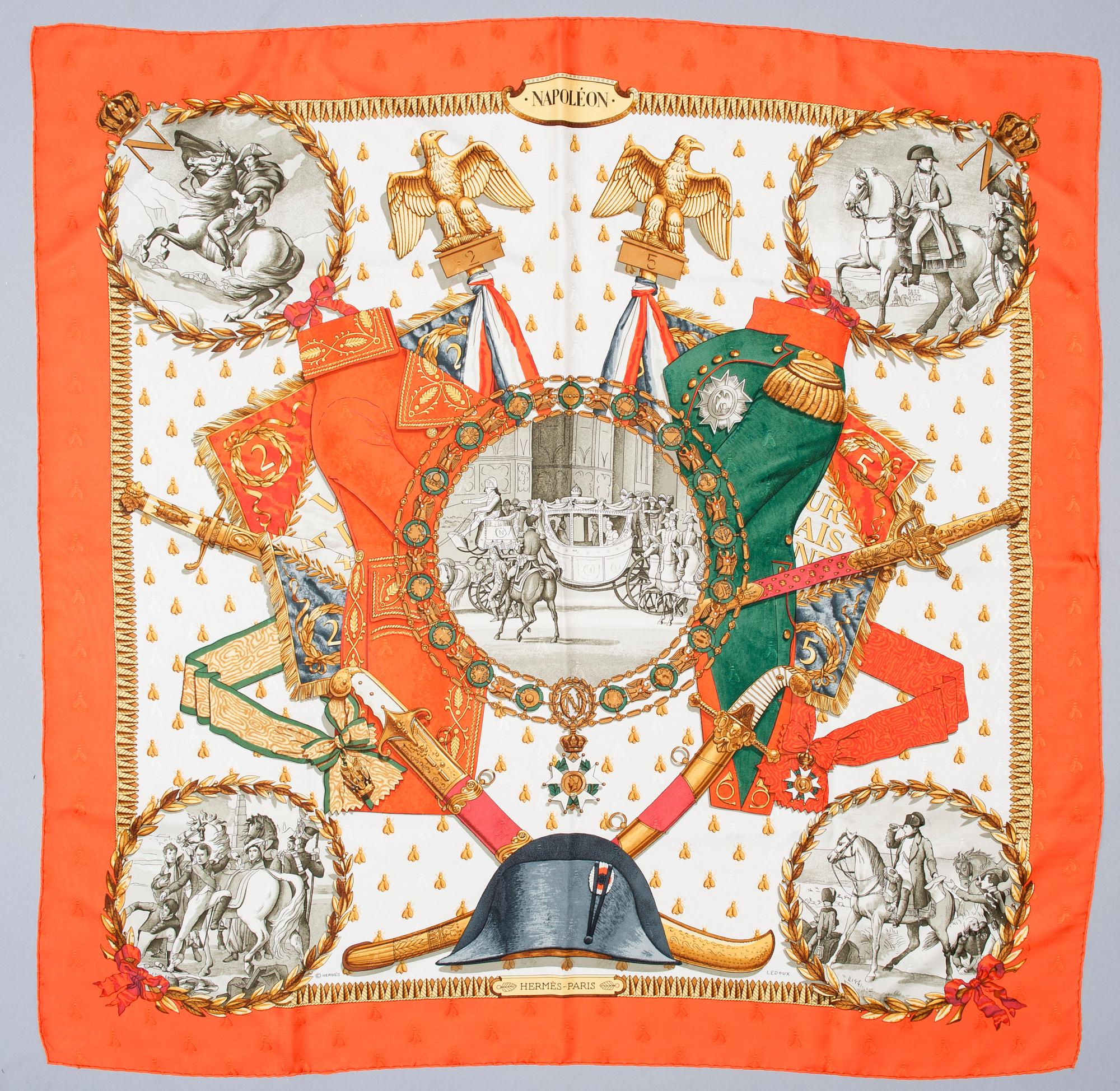 SCARF, "Napoleon", Hermès.