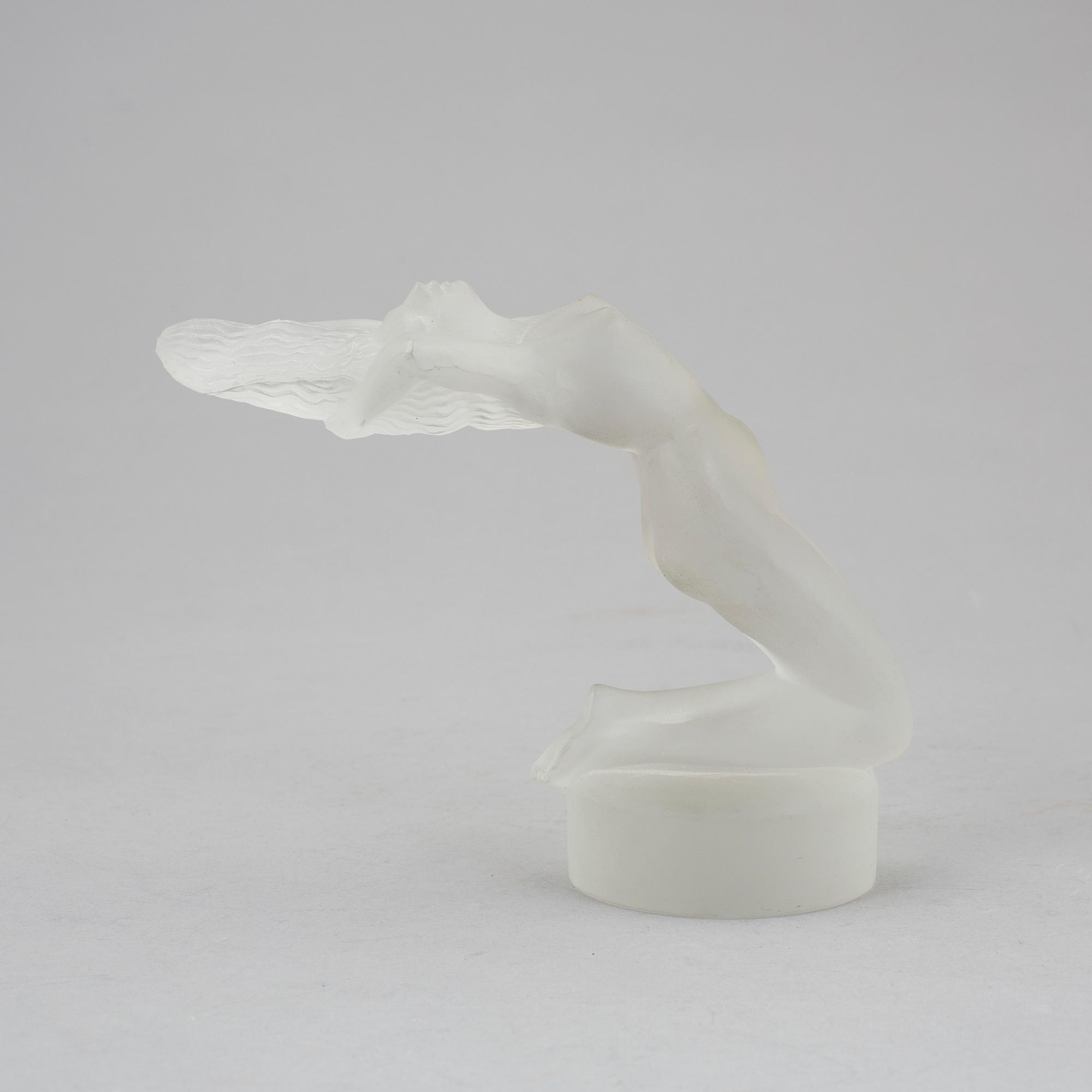 FIGURIN, glas, Lalique, Frankrike, 1900-talets andra hälft.