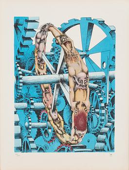 MAPP, 6 grafiska blad, "Fantastika", AH Grafik Ab, Stockholm. Signerade och numrerade 122/275.